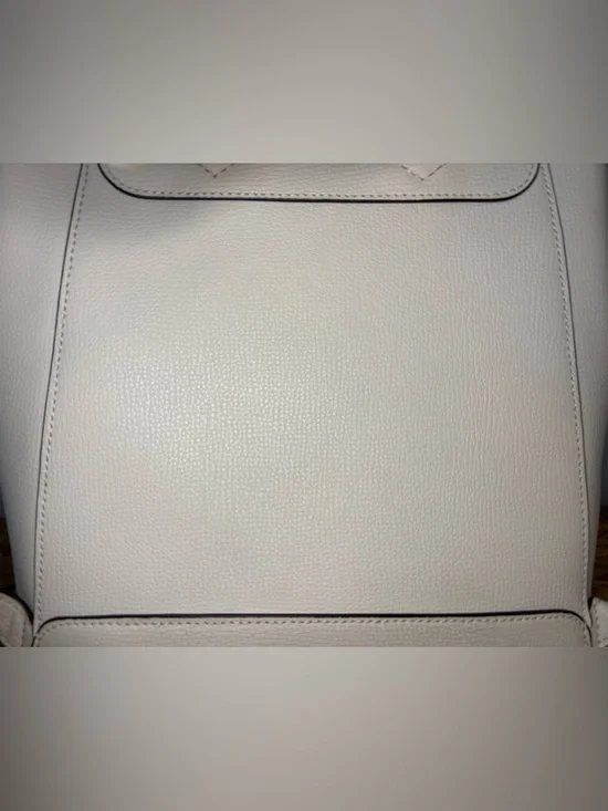 kate spade Cream Pebbled Leather Backpack with Front Pocket - Picture 11 of 16